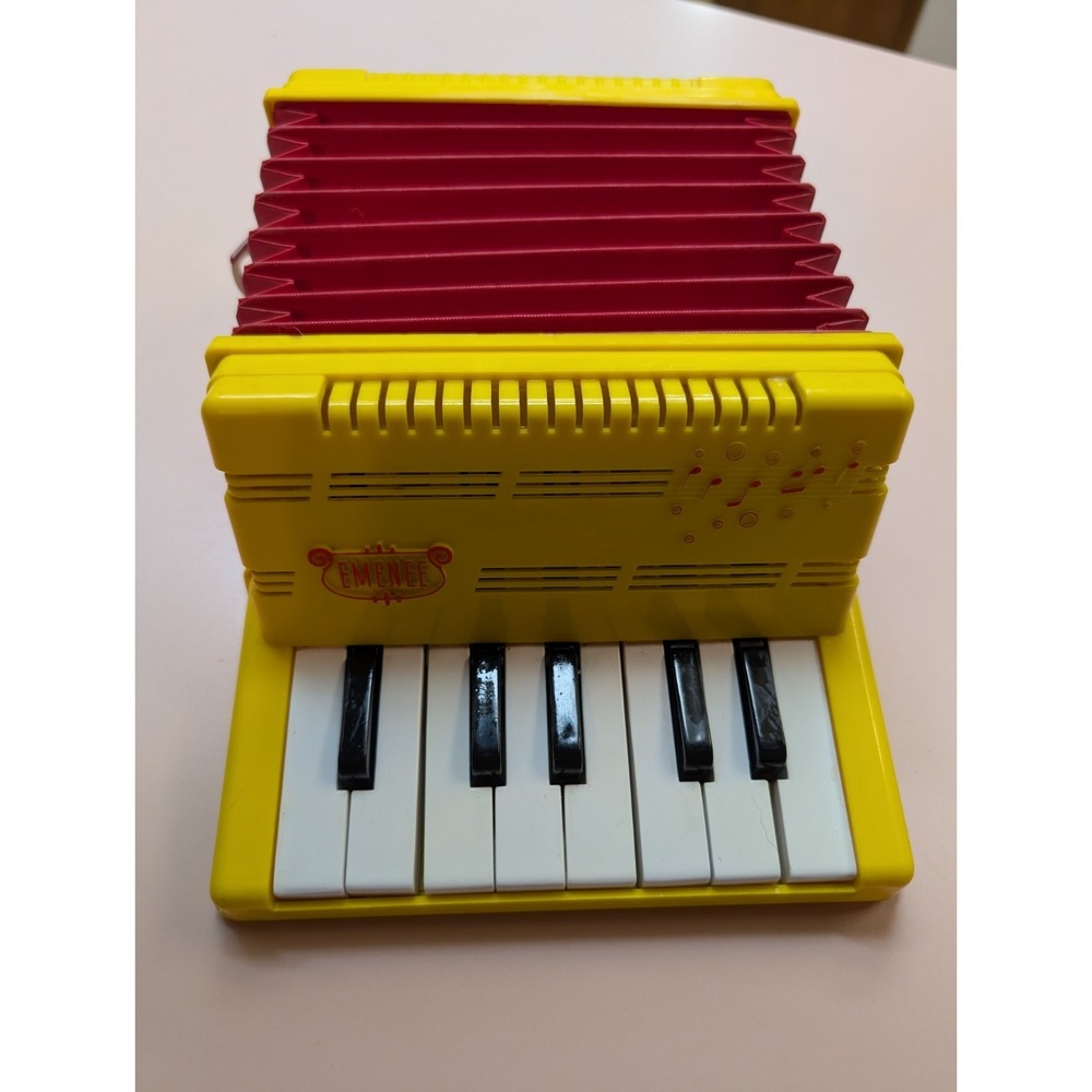 Vintage Emenee Piano Accordion Kids Toy Learn Accordion Kids Musical Toy Easy
